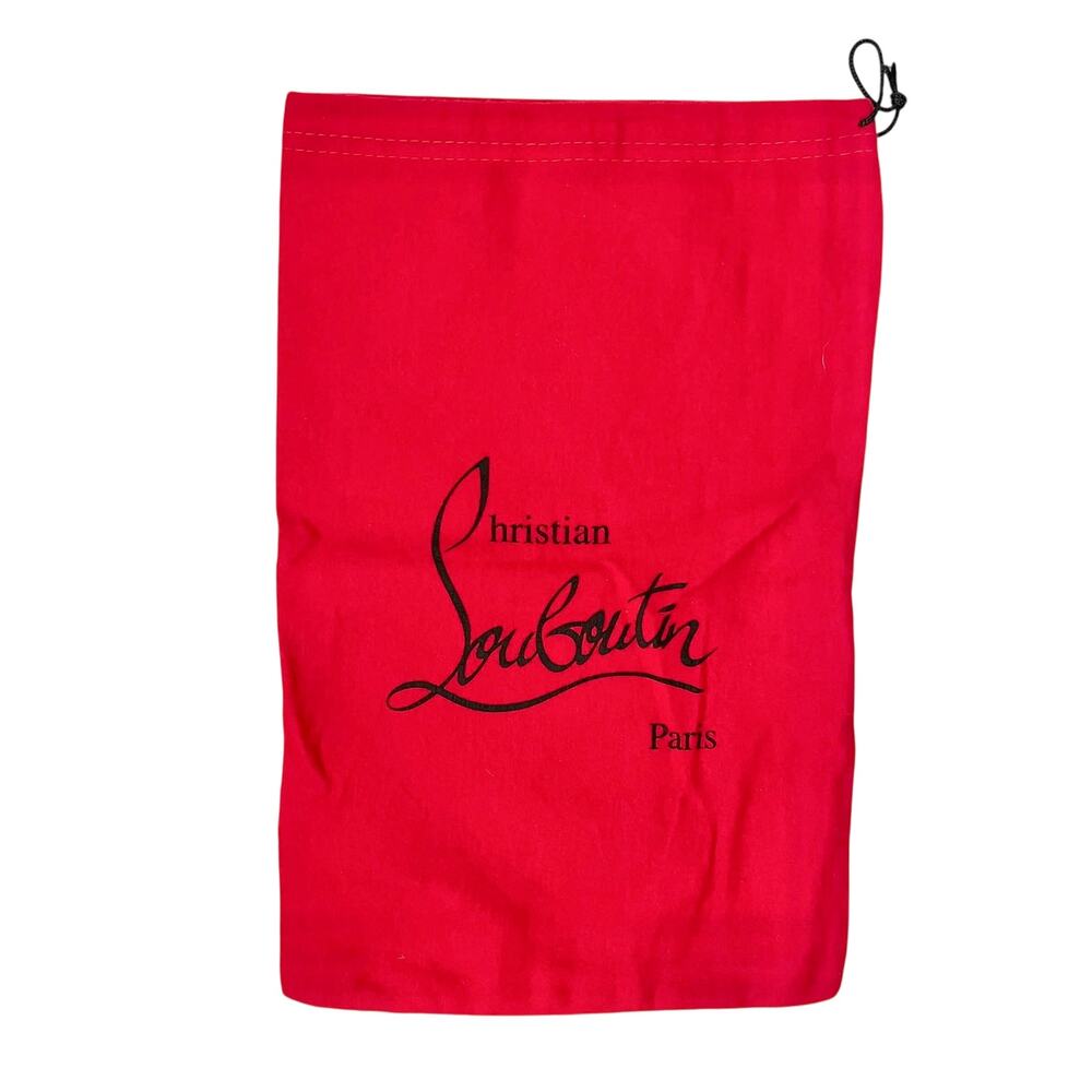 Christian Louboutin Red Drawstring Dust Bag 9"x14"